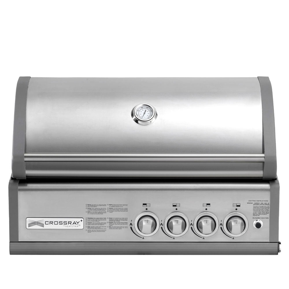 GrandPro Crossray 4 Burner Built In Gas Grill - For High Performance & Professional Grilling