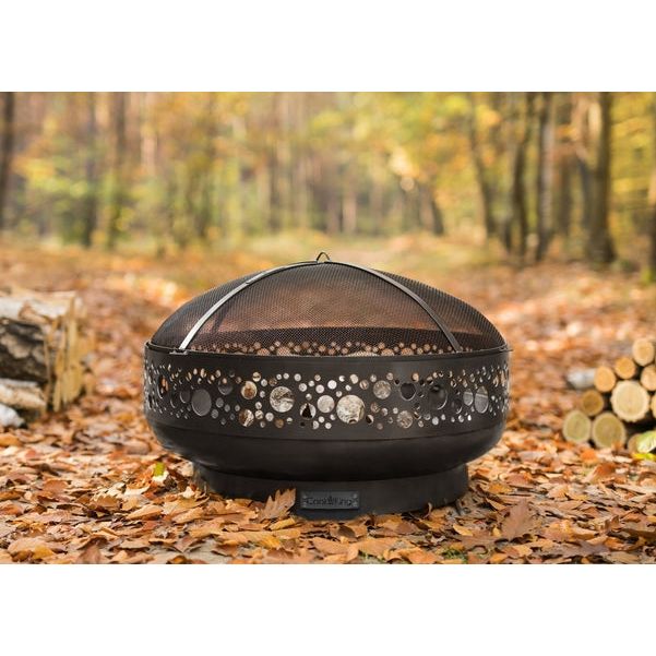 Cookking Boston 80cm Decorative Fire Bowl - Aesthetic Fire Pit for Your Backyard