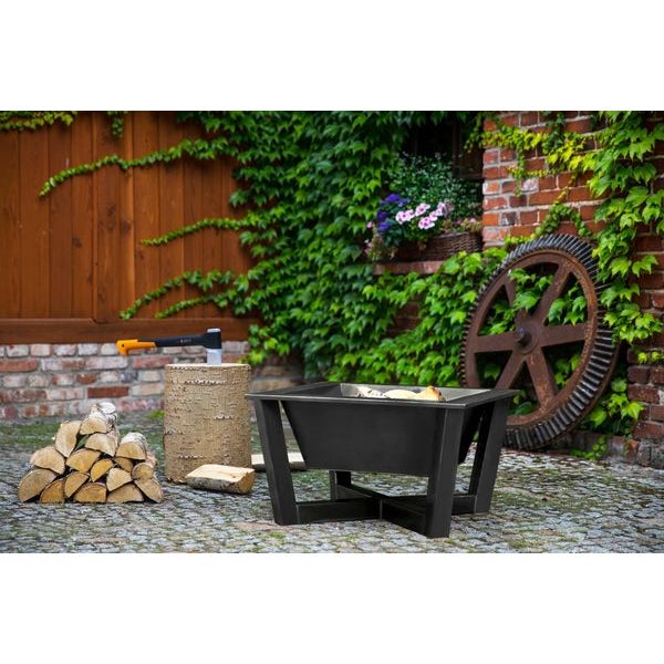 Cokking Brasil 70x70cm Fire Bowl - Square Fire Bowl for Unique Outdoor Style