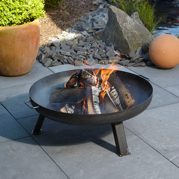 Buschbeck Ifen 80cm Steel Fire Pit – Durable Outdoor Heating & BBQ Fire Bowl