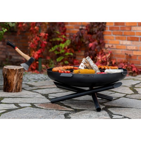 Cookking Indiana 70cm Fire Bowl - Stylish Outdoor Steel Fire Pit