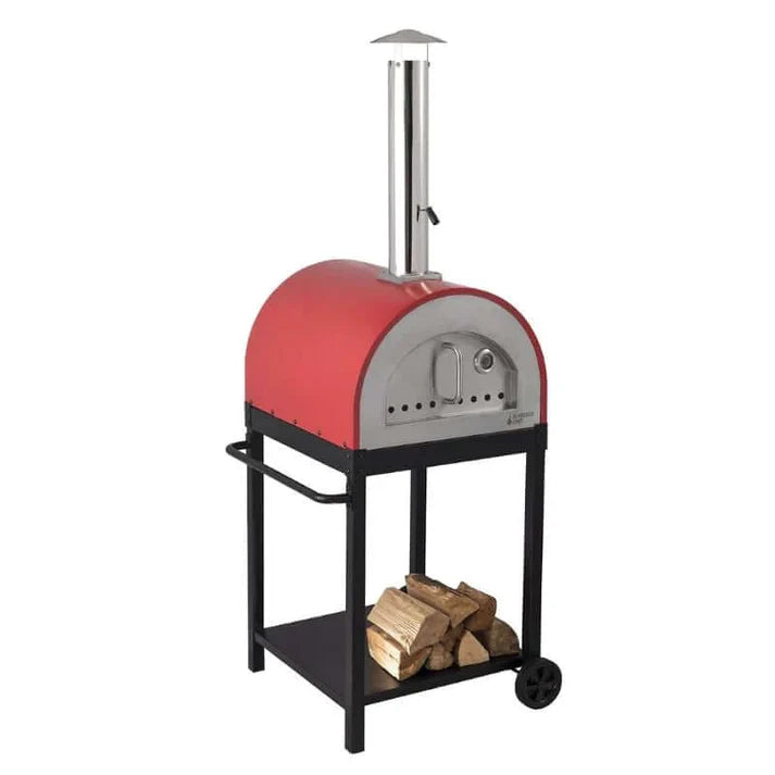 Alfresco Chef Naples Red Wood Fired Pizza Oven