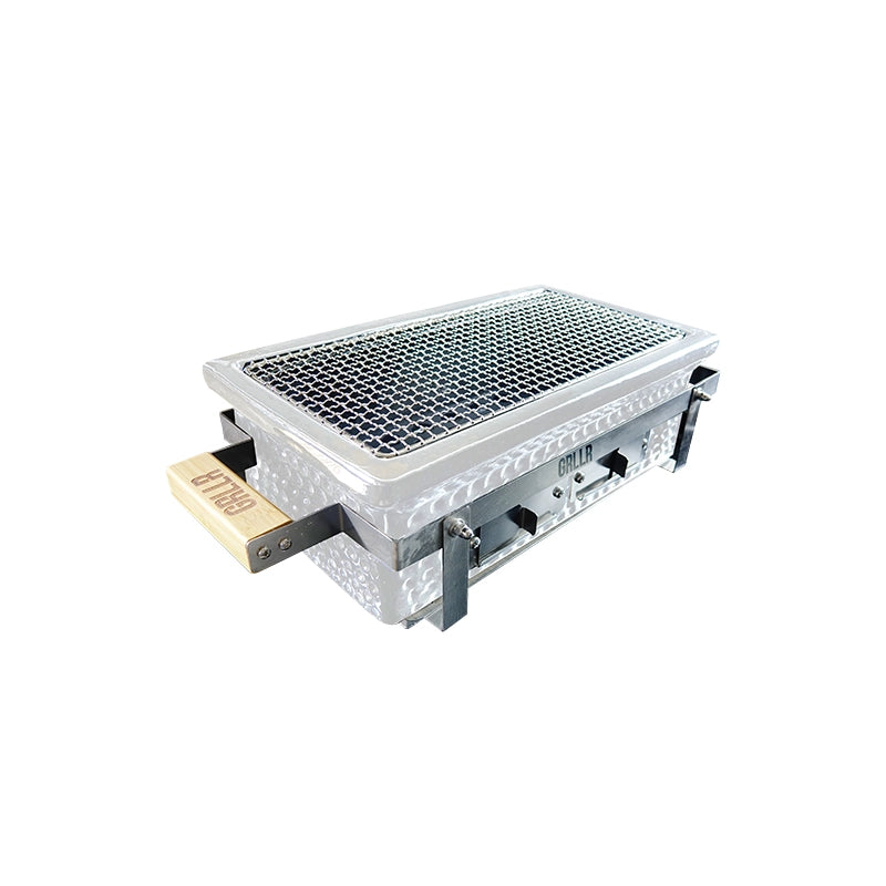 GRLLR Osaka Shichirin | Rectangular Table Barbecue | White