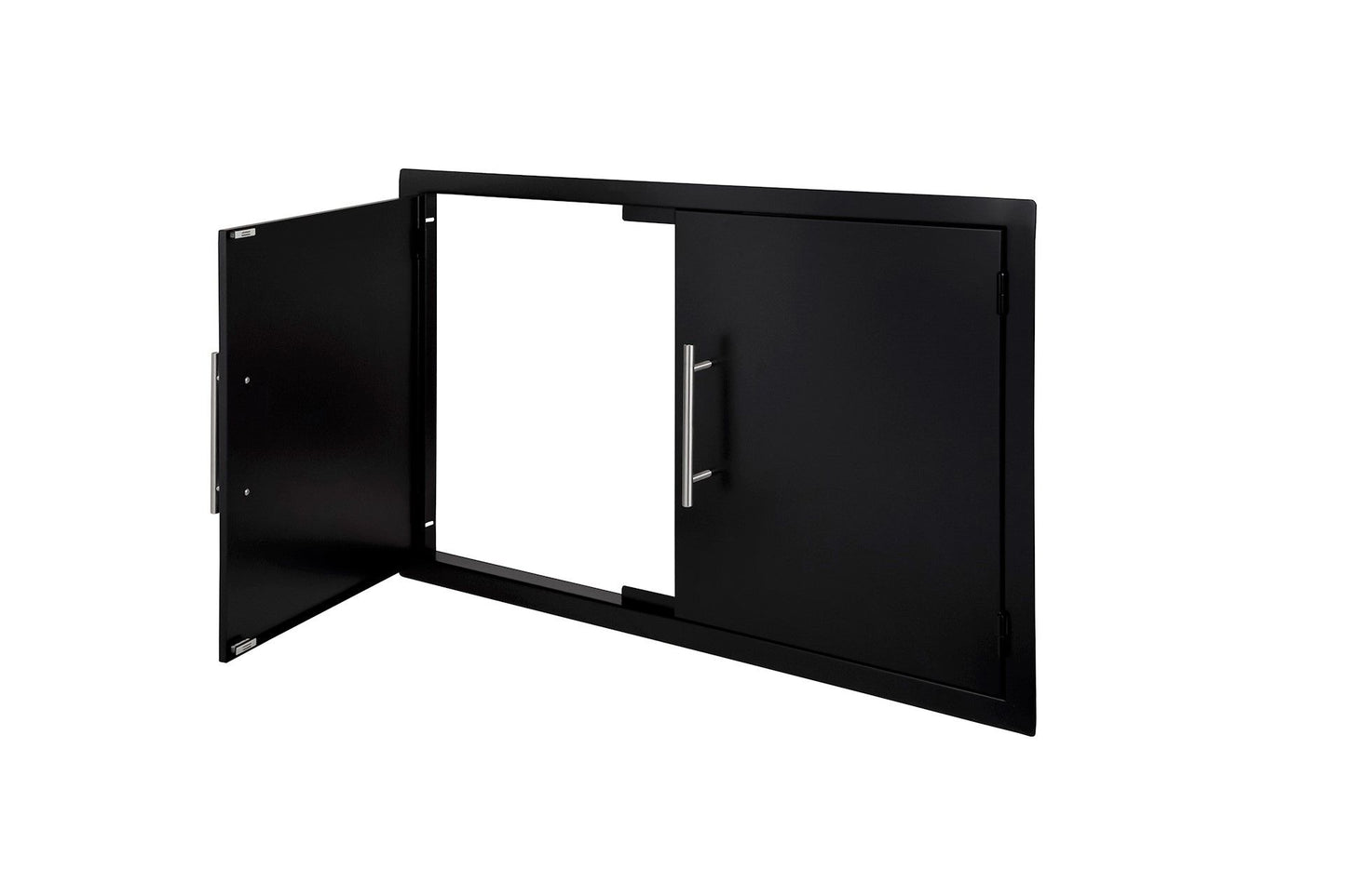 Sunstone Black Series Double Door 30" – Sleek Stainless Steel Access Door for Outdoor Kitchens