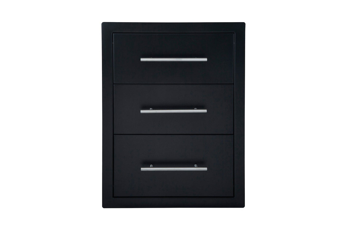 Sunstone Black Series Triple Access Drawer – Versatile Stainless Steel Storage Solution for Outdoor Kitchens