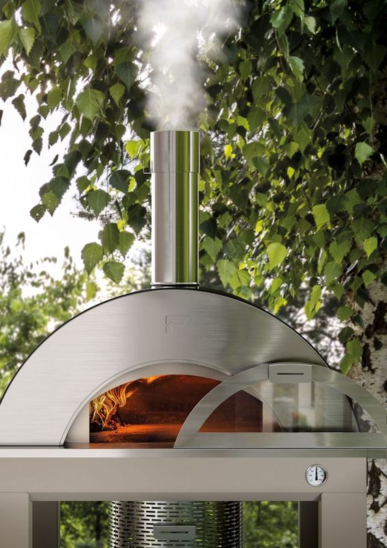 Fontana Bellagio Wood-Fired Pizza Oven with Trolley - High Performance Durable