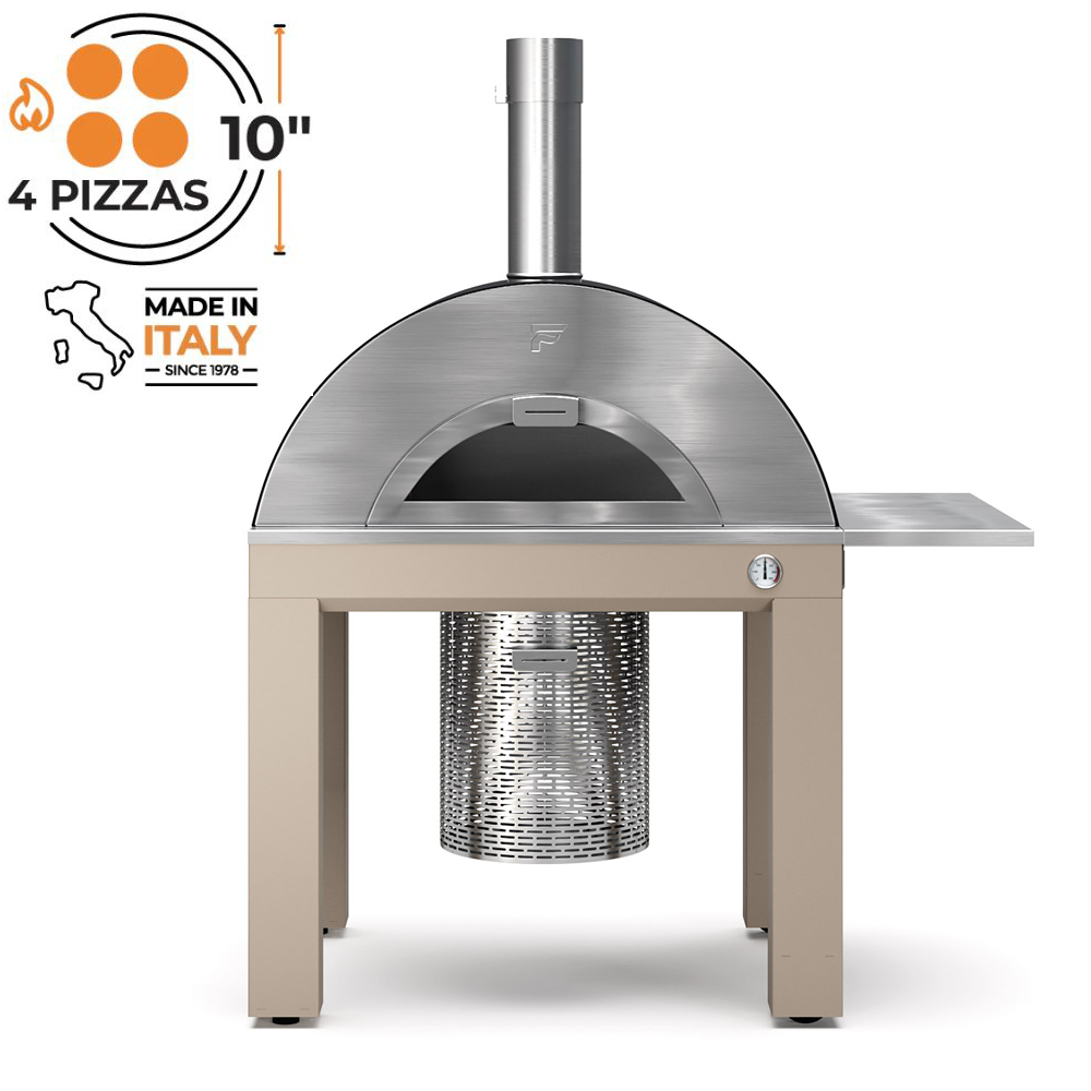 Fontana Bellagio Wood-Fired Pizza Oven with Trolley - High Performance Durable