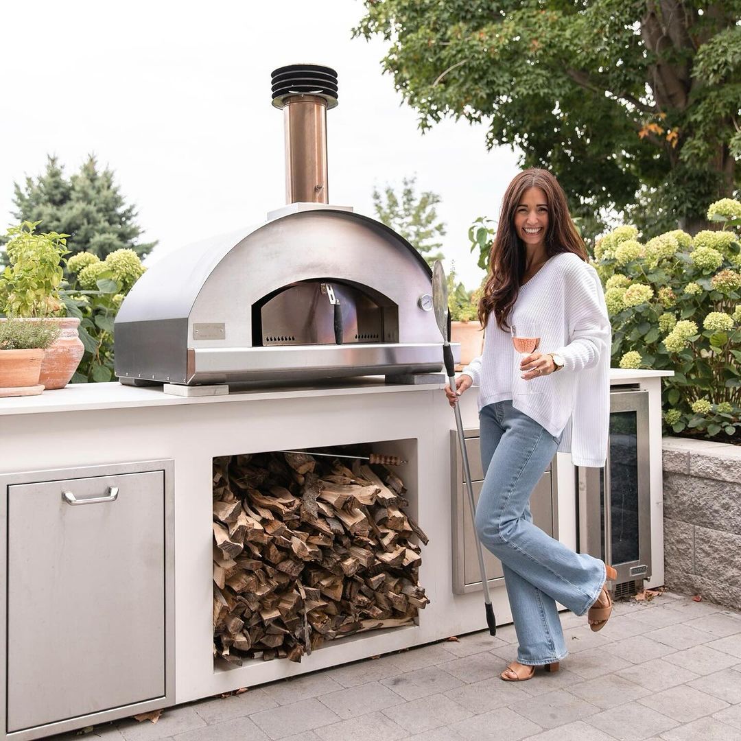 Fontana Marinara Anthracite Countertop Dual Fuel Pizza Oven - Stylish High Performance