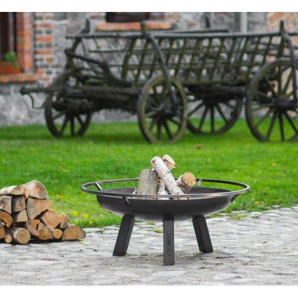 Cookking Porto Fire Bowl - Compact Steel Fire Pit for Patios