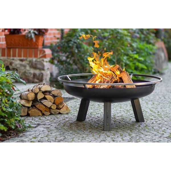 Cookking Porto Fire Bowl - Compact Steel Fire Pit for Patios