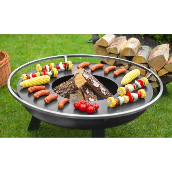 Cookking Porto Fire Bowl - Compact Steel Fire Pit for Patios