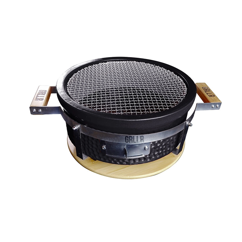 GRLLR Tokyo Shichirin | Round Table Barbecue | Black