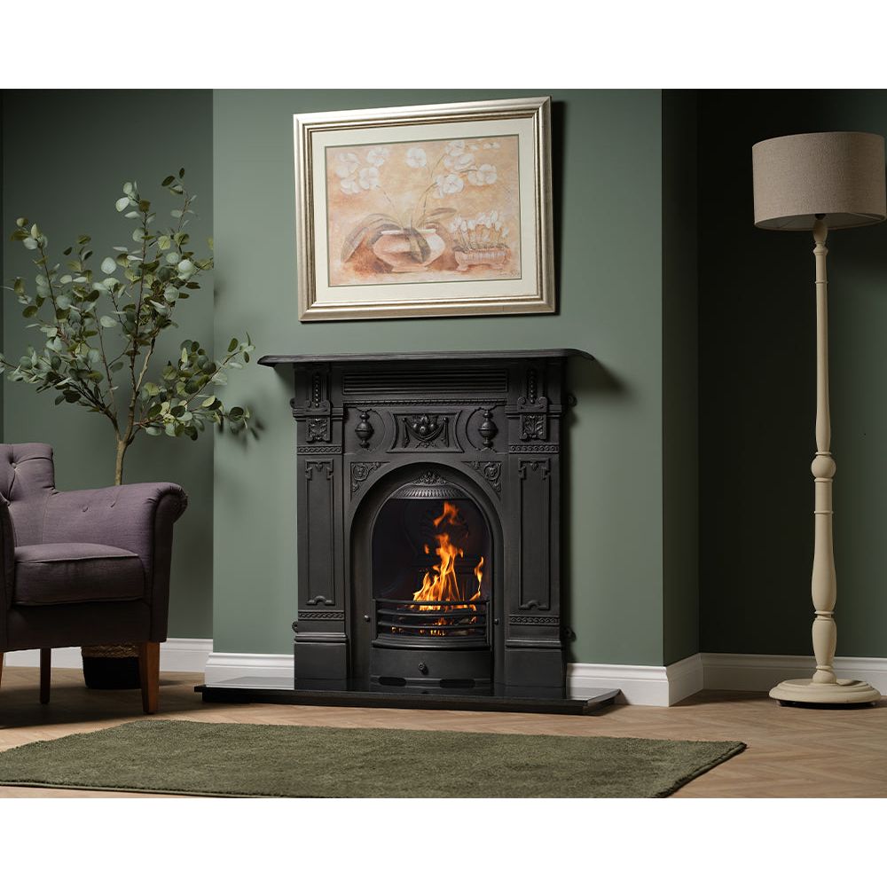 Carron The Victorian Large Cast Iron Combination Fireplace