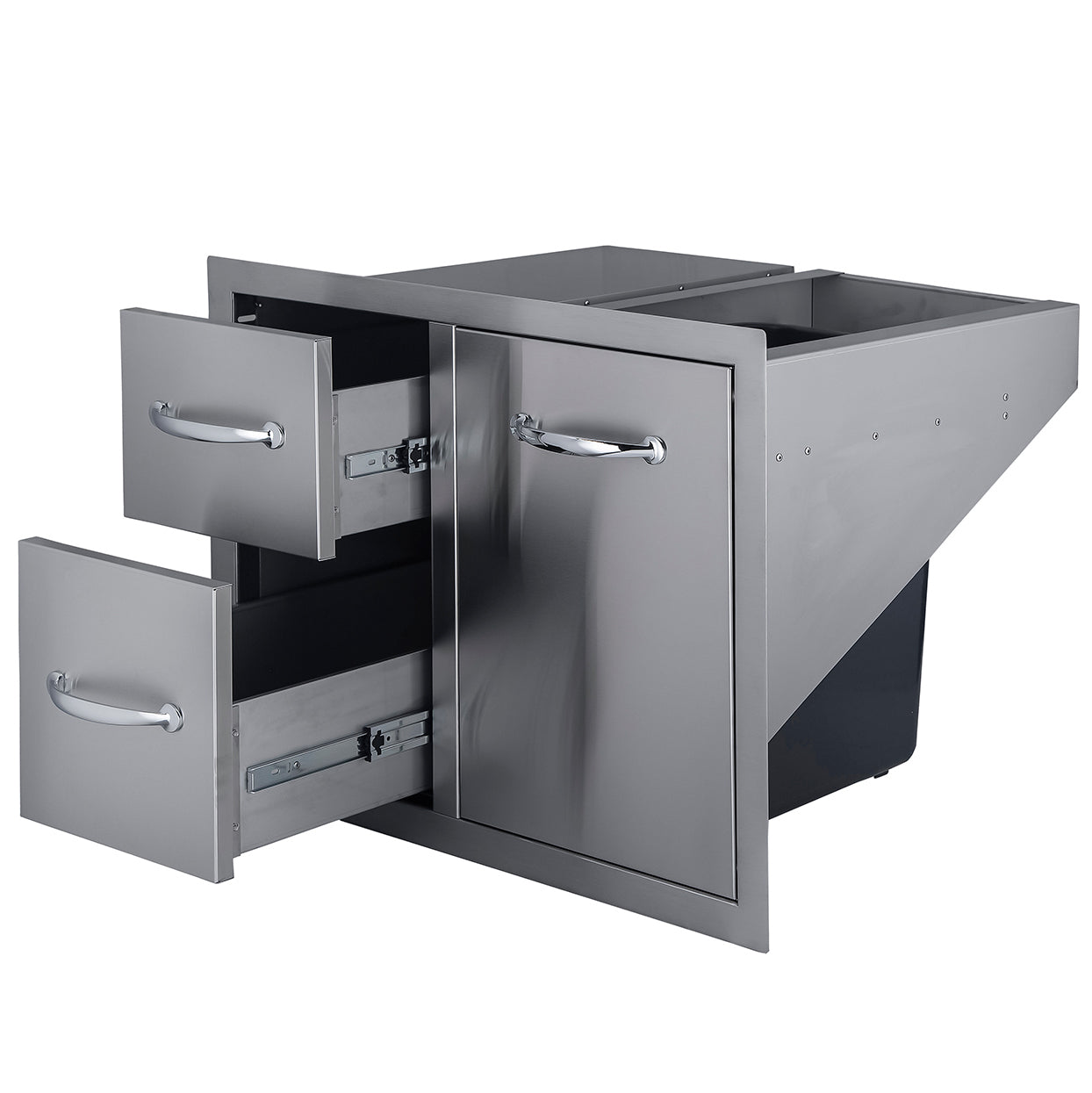 Sunstone 36″ Double Drawer and Trash Combo – Premium Storage Solution