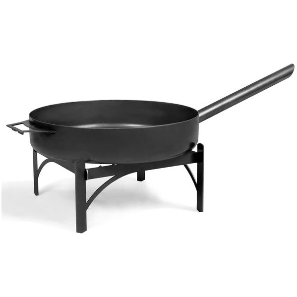 Cookking 50cm Steel Pan with Long Handle - Versatile Outdoor Cooking Pan